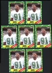 1986 Topps Football #275 Reggie White Lot Of 7