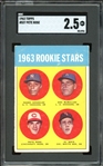 1963 Topps #537 Pete Rose SGC 2.5 GD+