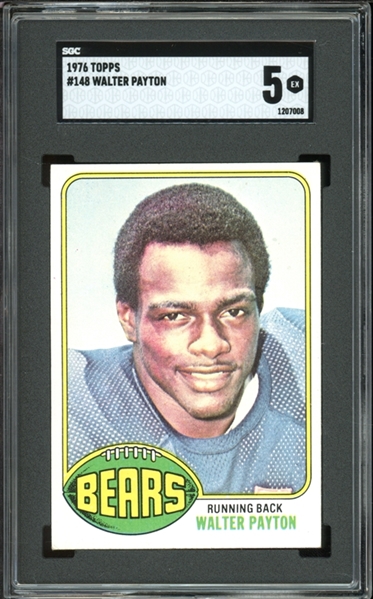 1976 Topps #148 Walter Payton SGC 5 EX