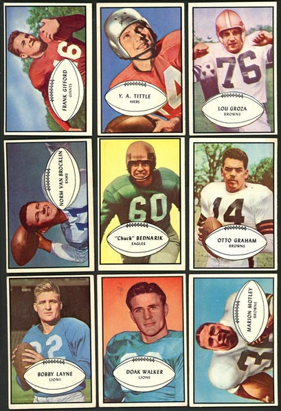 1953 Bowman Football Complete Set