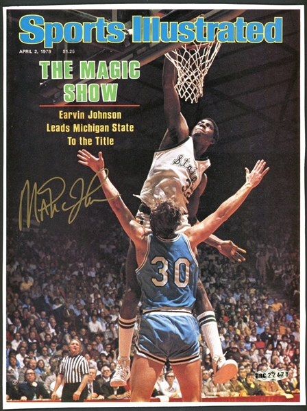 Magic Johnson Signed Sports Illustrated Magazine Cover UDA