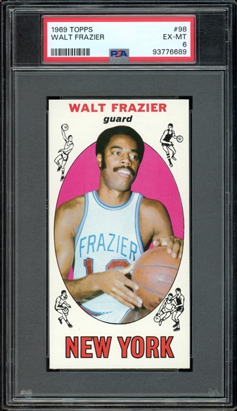 1969 Topps #98 Walt Frazier PSA 6 EX-MT