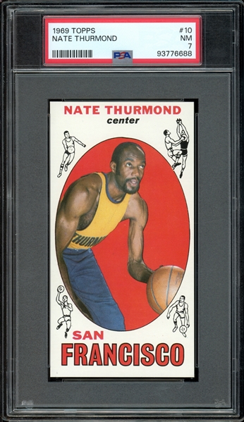 1969 Topps #10 Nate Thurmond PSA 7 NM