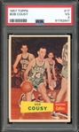 1957 Topps #17 Bob Cousy PSA 3 VG