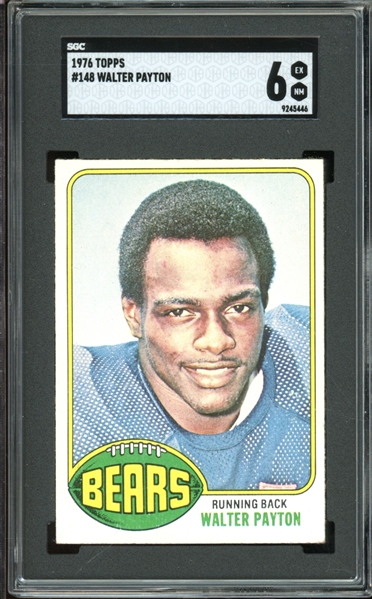 1976 Topps #148 Walter Payton SGC 6 EX/NM