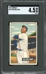 1951 Bowman #165 Ted Williams SGC 4.5 VG/EX+