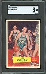 1957-58 Topps #17 Bob Cousy SGC 3 VG