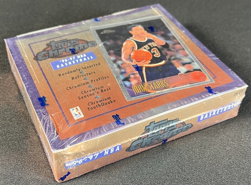 1996-97 Topps Chrome Basketball Unopened Hobby Box