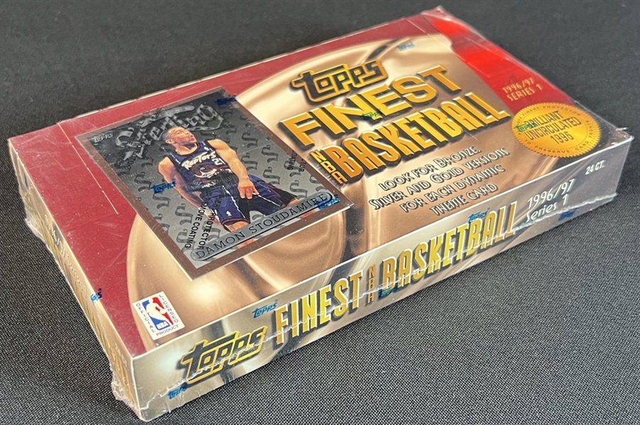 1996-97 Topps Finest Basketball Series 1 Unopened Hobby Box 