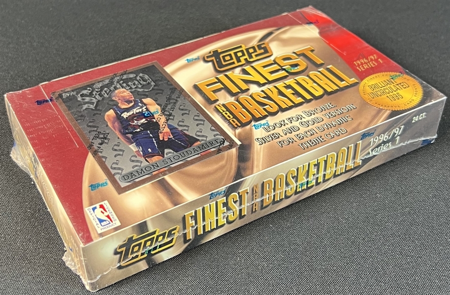 1996-97 Topps Finest Basketball Series 1 Unopened Hobby Box 