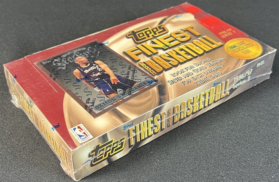 1996-97 Topps Finest Basketball Series 1 Unopened Hobby Box 