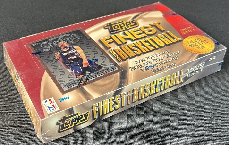 1996-97 Topps Finest Basketball Series 1 Unopened Hobby Box 