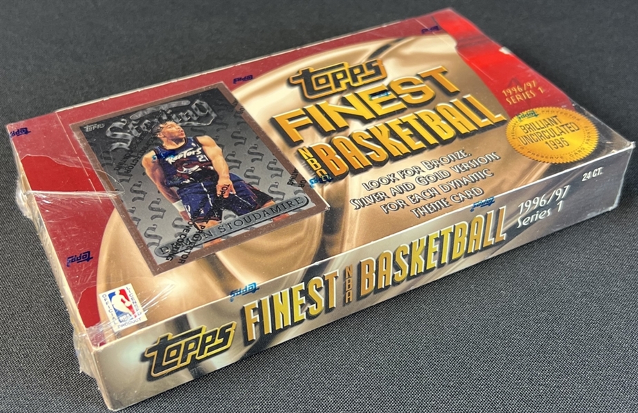 1996-97 Topps Finest Basketball Series 1 Unopened Hobby Box 