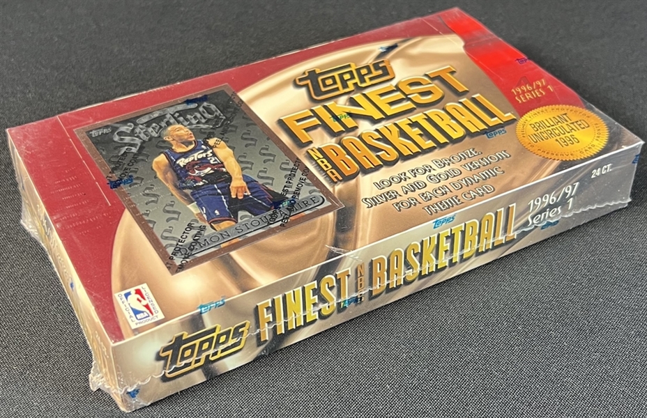 1996-97 Topps Finest Basketball Series 1 Unopened Hobby Box 