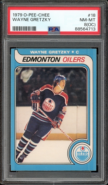 1979 O-Pee-Chee #18 Wayne Gretzky PSA 8 NM-MT (OC)