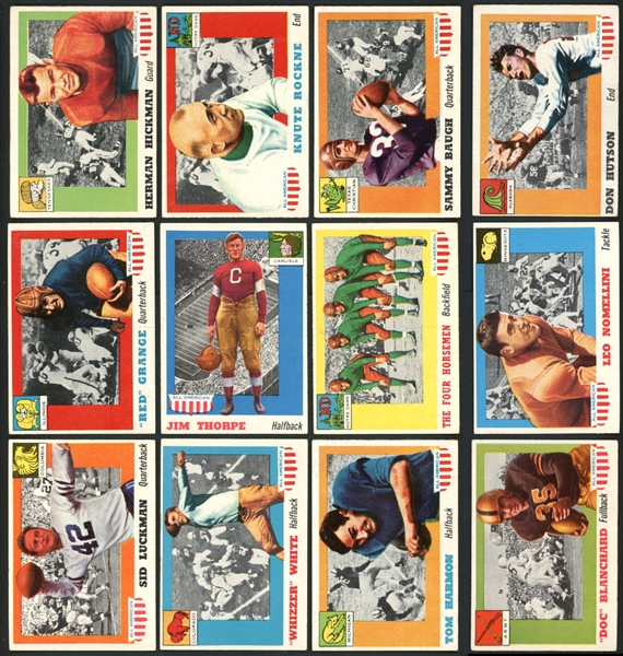 1955 Topps All American High-Grade Complete Set