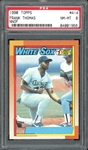 1990 Topps #414 Frank Thomas No Name On Front PSA 8 NM-MT