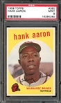 1959 Topps #380 Hank Aaron PSA 9 MINT