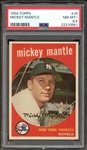 1959 Topps #10 Mickey Mantle PSA 8.5 NM-MT+