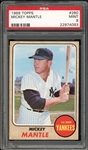 1968 Topps #280 Mickey Mantle PSA 9 MINT