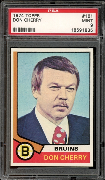 1974 Topps #161 Don Cherry PSA 9 MINT