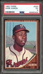 1962 Topps #320 Hank Aaron PSA 5 EX