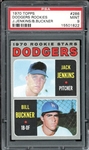 1970 Topps #286 Dodgers Rookies (J.Jenkins/B.Buckner) PSA 9 MINT