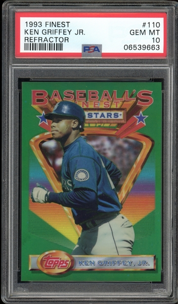 1993 Finest Refractor All Star #110 Ken Griffey Jr. PSA 10 GEM MINT