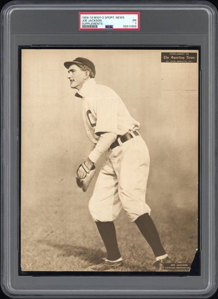 1909-13 M101-2 Sporting News Supplements Joe Jackson PSA 1 PR