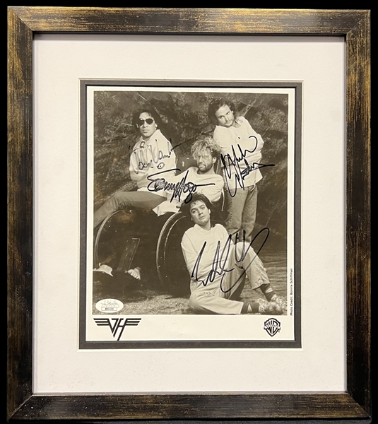 Van Halen Signed Promotional Photo JSA LOA