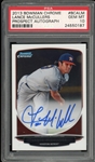 2013 Bowman Chrome Prospect Autograph #BCALM Lance McCullers PSA 10 GEM MINT