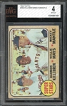 1968 Topps #490 Superstars Killebrew/May/Mantle BVG 4 VG-EX