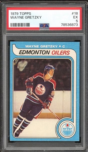 1979 Topps #18 Wayne Gretzky PSA 5 EX