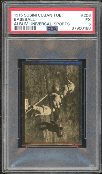 1915 Susini Cuban Tobacco Baseball Album Universal - Sports #203 PSA 5 EX