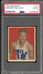 1948 Bowman #14 Howard Dallmar PSA 2 GOOD