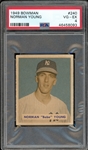 1949 Bowman #240 Norman Young PSA 4 VG-EX