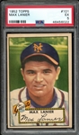 1952 Topps #101 Max Lanier PSA 5 EX