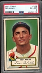 1952 Topps #109 Ted Wilks PSA 6 EX-MT