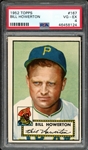 1952 Topps #167 Bill Howerton PSA 4 VG-EX