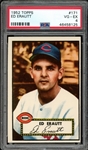 1952 Topps #171 Ed Erautt PSA 4 VG-EX