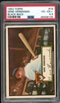 1952 Topps Black Back #16 Gene Hermanski PSA 4.5 VG-EX+