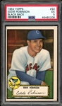 1952 Topps Black Back #32 Eddie Robinson PSA 5 EX