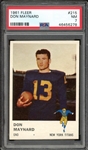 1961 Fleer #215 Don Maynard PSA 7 NM