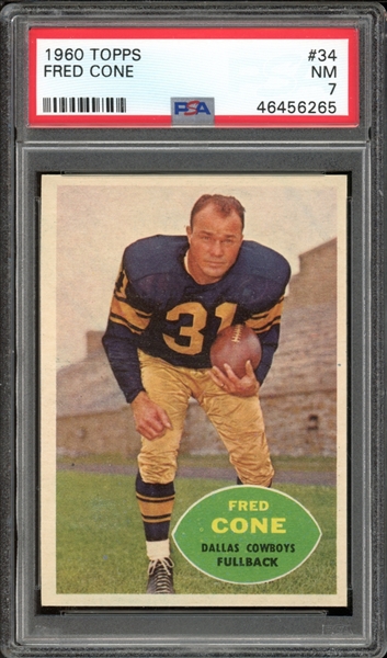 1960 Topps #34 Fred Cone PSA 7 NM