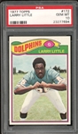 1977 Topps #172 Larry Little PSA 10 GEM MINT