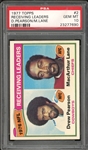 1977 Topps #2 Receiving Leaders (D.Pearson/M.Lane) PSA 10 GEM MINT 