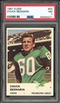 1961 Fleer #55 Chuck Bednarik PSA 7 NM