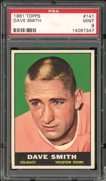 1961 Topps #141 Dave Smith PSA 9 MINT