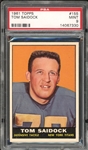 1961 Topps #155 Tom Saidock PSA 9 MINT