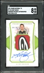 2021 Panini National Treasures Premium Patches Autographed Holo Gold (4/10) #PP-KU Kurt Busch SGC 8 NM-MT